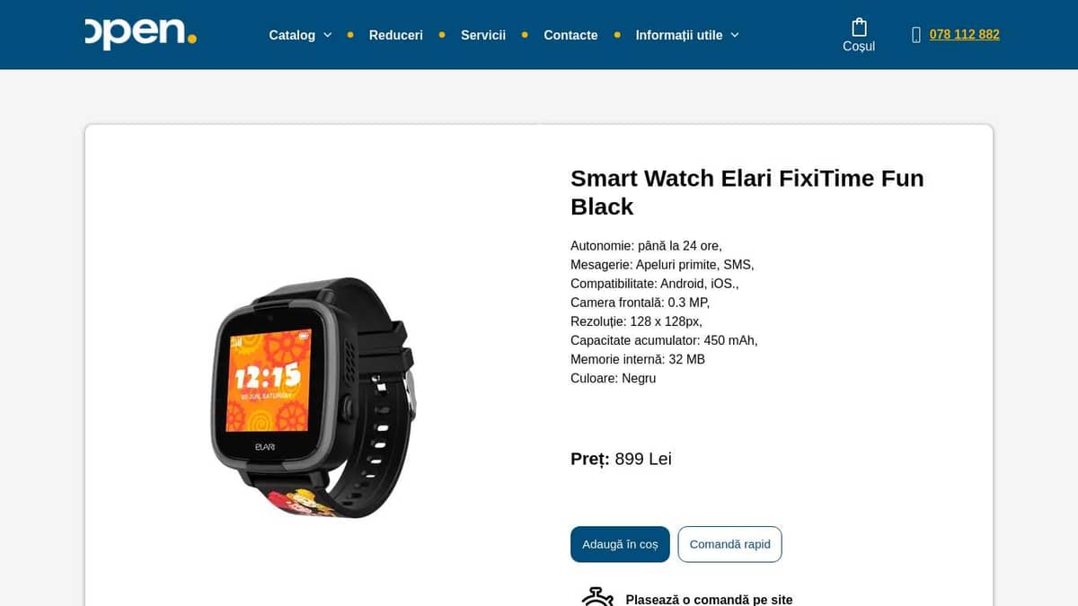 Smart Watch Elari FixiTime Fun